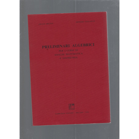 PRELIMINARI ALGEBRICI