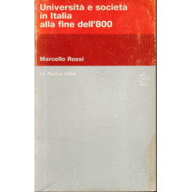 Università  e società  in Italia alla fine dell'800