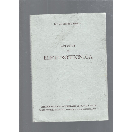APPUNTI DI ELETTROTECNICA