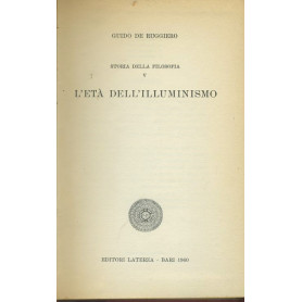 Storia della filosofia. Volume V. L'età  dell'illuminismo