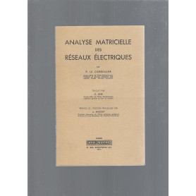 Analyse matricielle des réseaux électriques
