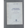 COMPLEMENTI DI MATEMATICA per i chimici