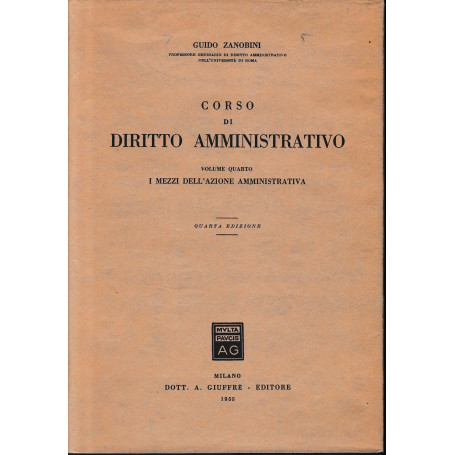 Corso di diritto amministrativo