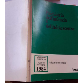Psichiatria dell'infanzia e dell'adolescenza