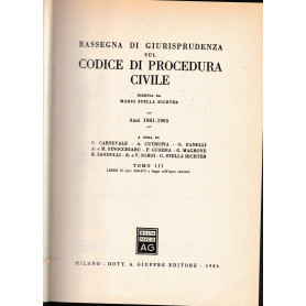 Rassegna di giurisprudenza sul Codice di procedura civile. Anni 1981-1985. Artt. 360-473 e legge sull'Equo canone (Vol. 3)