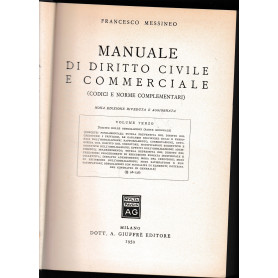 Manuale di Diritto Civile e Commerciale