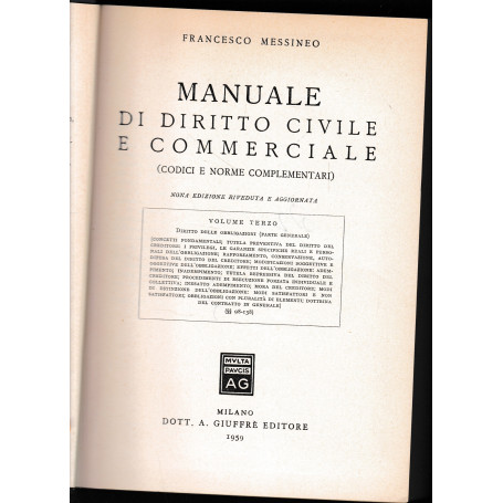 Manuale di Diritto Civile e Commerciale
