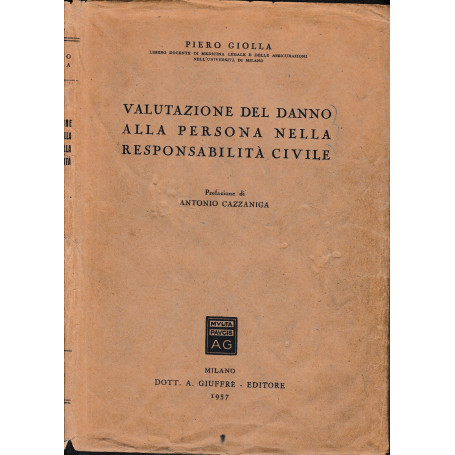 Valutazione del danno alla persona nella responsabilità  civile