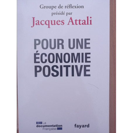 Pour une économie positive