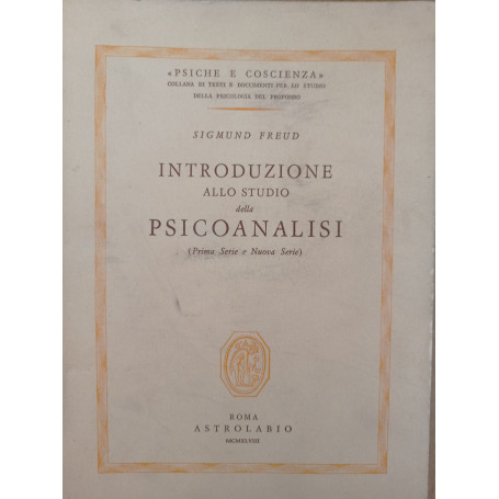 Introduzione allo studio della psicoanalisi