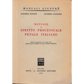 Manuale di Diritto Processuale Penale Italiano