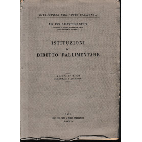 Istituzioni di diritto fallimentare
