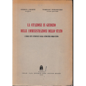 La citazione in giudizio delle amministrazioni dello stato e degli enti patrocinati dalla avvocatura dello stato.