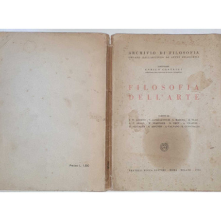 Filosofia dell'arte