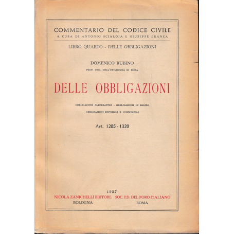Delle obbligazioni