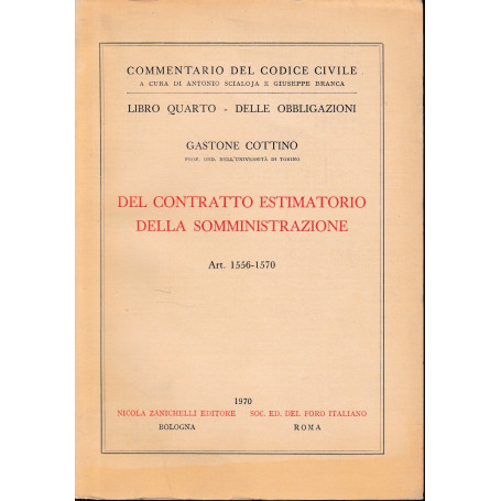 Del contratto estimatorio della somministrazione