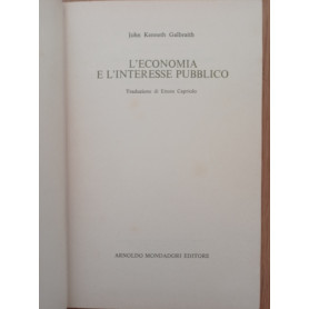 L'economia e l'interesse pubblico