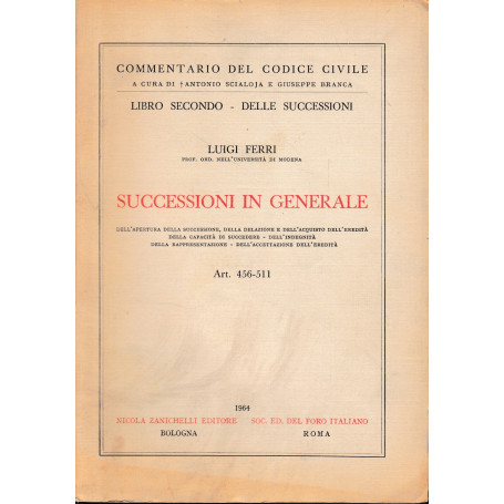 Successioni in generale