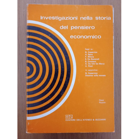 Investigazioni nella storia del pensiero economico