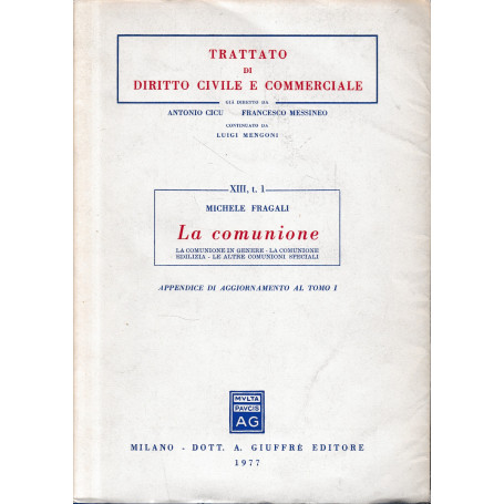 La comunione. Appendice di aggiornamento al tomo 1