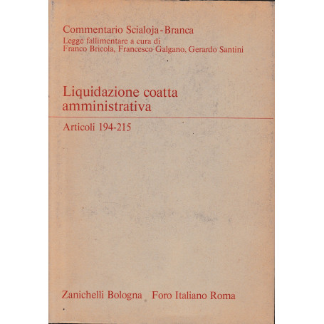 Liquidazione coatta amministrativa