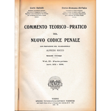 Commento teorico-pratico del nuovo codice penale