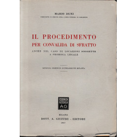 Il procedimento per condanna di sfratto
