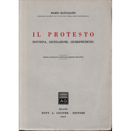 Il protesto. Dottrina