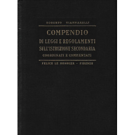 Compendio di leggi e regolamenti sull'istruzione secondaria