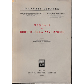 Manuale di diritto della navigazione