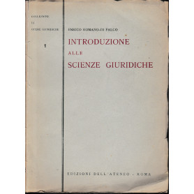 Introduzione alle scienze giuridiche