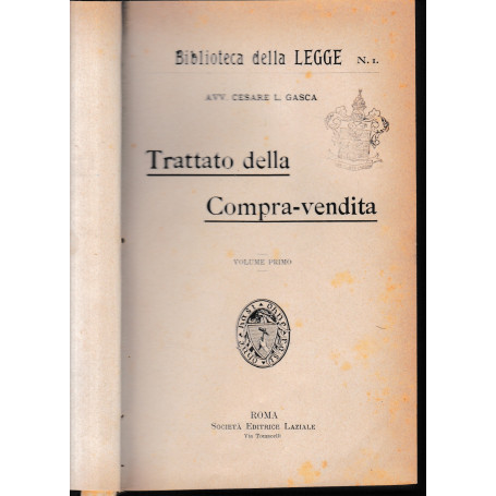 Trattato della Compra-vendita