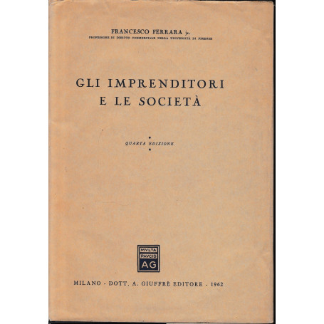 Gli imprenditori e le società