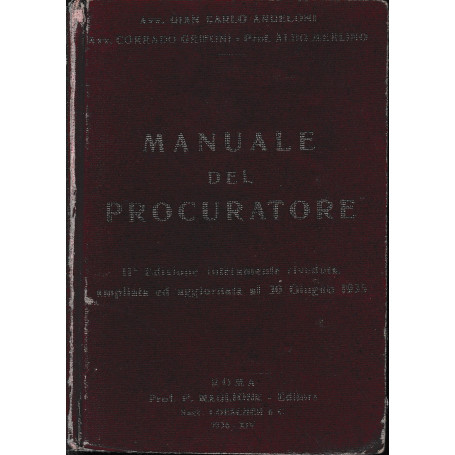 Manuale del Procuratore.