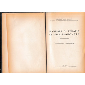 Manuale di terapia clinica ragionata