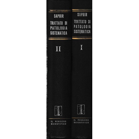 Trattato di Patologia Sistematica. due volumi.