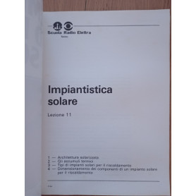 Impianti ad energia solare: LEZIONE N. 11