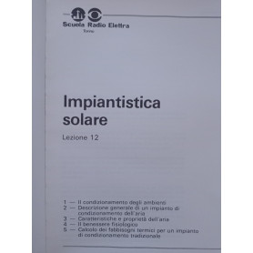 Impianti ad energia solare: LEZIONE 12