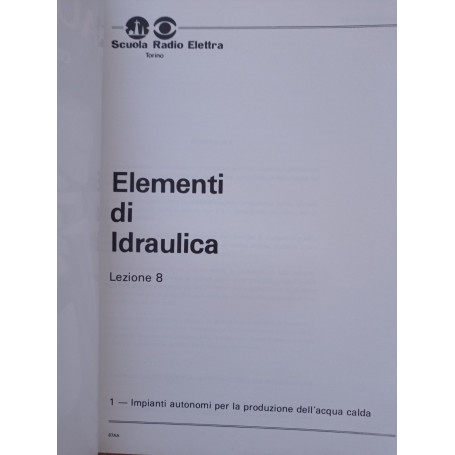 Impianti idraulici sanitari LEZIONE 8