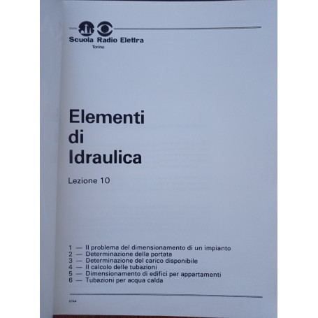 Impianti idraulici - sanitari LEZIONE 10