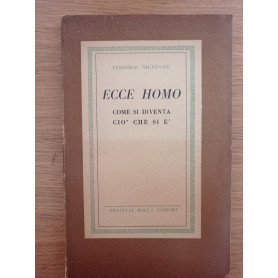ECCE HOMO come si diventa ciò che si è
