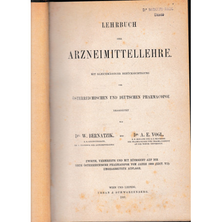 Lehrbuch der Arzneimittellehre