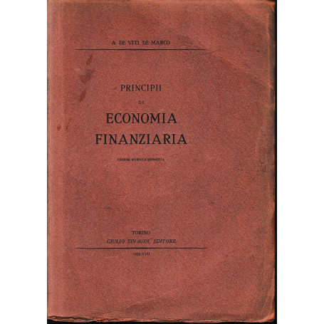 Principii di Economia Finanziaria