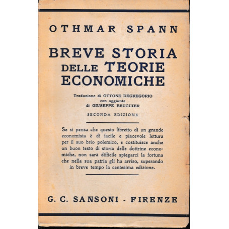 Breve storia delle teorie economiche