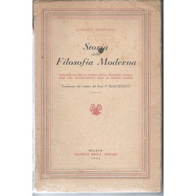 Storia della Filosofia Moderna (volume secondo)
