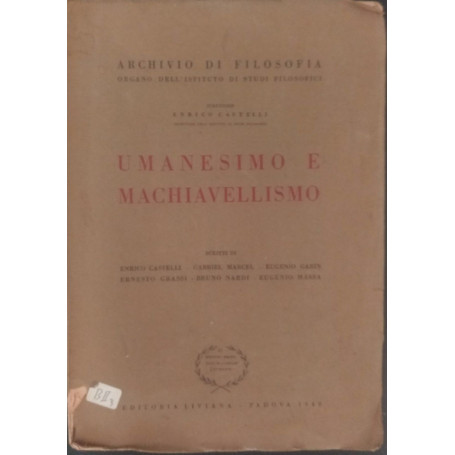 Umanesimo e Machiavellismo