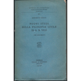 Nuovi studi sulla filosofia civile di G.B. Vico