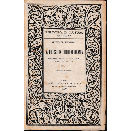 La filosofia contemporanea