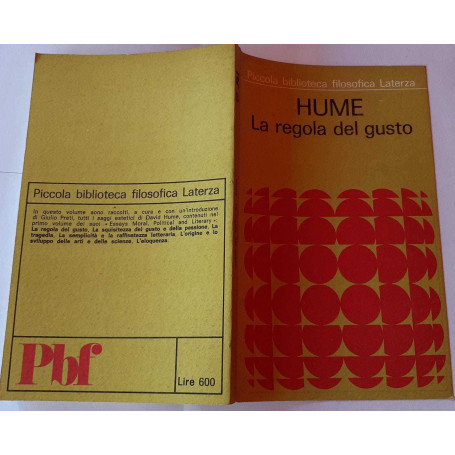 Hume. La regola del gusto