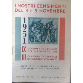 I nostri censimenti del 4 e 5 novembre